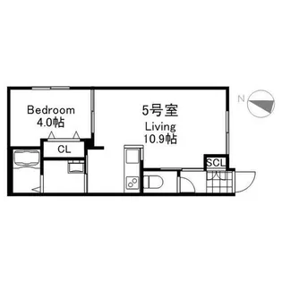 Saliente Yamahana【1階】の間取り