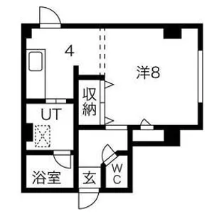OMレジデンス北17条【405号室】の間取り
