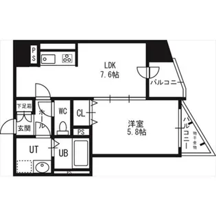レジェンドコート琴似【00903号室】の間取り