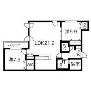 CELESTIA【4階】の間取り
