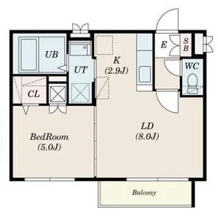 プライマル札幌円山【4階】の間取り