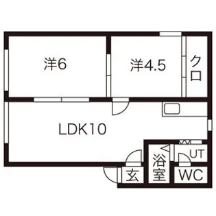 アーバンハイツ【201号室】の間取り