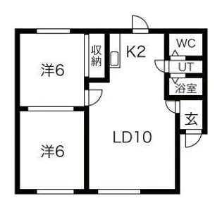 ハイツフェリス【201号室】の間取り