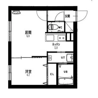 アンベリーテ澄川【3階】の間取り