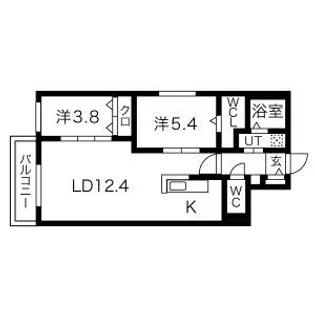 M.ALTO PRIMO(エムアルトプリモ)【2階】の間取り