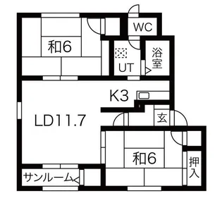 メイユール澄川N【201号室】の間取り