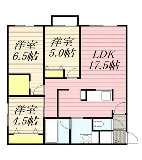 NORTH SEA ROAD【1階】の間取り