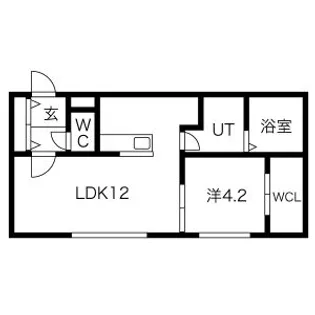 LR YAMAHANA【4階】の間取り