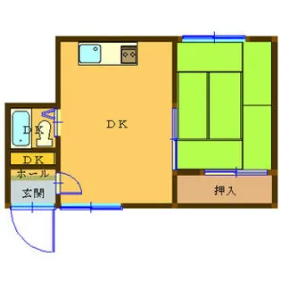 新琴似ハイツ【102号室】の間取り