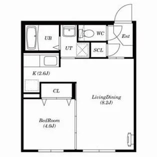 ALBAーDS発寒南(アルバディーエスハッサムミナミ)【305号室号室】の間取り