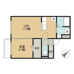 ディオクラシス琴似【3階】の間取り