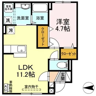 グランシール富士 B【B102号室】の間取り