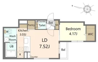ALIVIS北23条【3階】の間取り