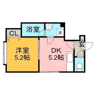 ステージN20Ⅰ【205号室】の間取り