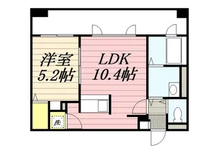 ノース・スター円山【8階】の間取り