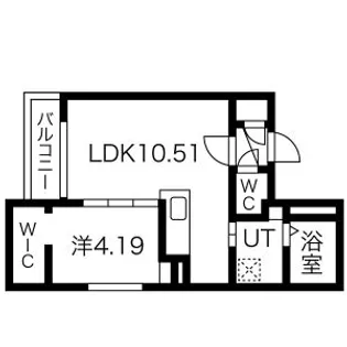 DOMINION N27(ドミニオンN27) 仮)N27W3 M【3階】の間取り