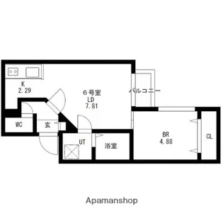 DESTINO RESIDENCIA715【3階】の間取り