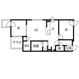 NEXT AVE.KOTONI【1階】の間取り