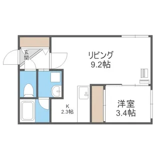 メルヴェーユ麻生【3階】の間取り