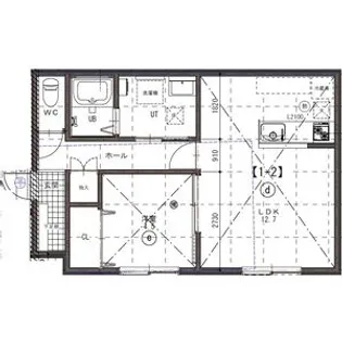 ラ・フェリーチェ北円山【1階】の間取り