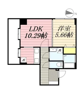 IーFRONT NAEBO【6階】の間取り