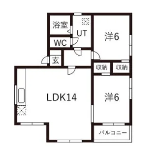 ACTIVE716【4階】の間取り