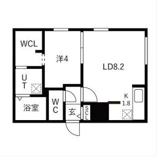 YORI N22【1階】の間取り