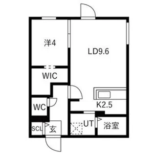 TS COURT WEST13(読みティーエスコートウェスト1【1階】の間取り
