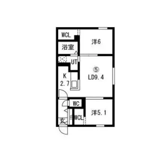 LE CLAIR ASABU(ルクレールアサブ)【4階】の間取り