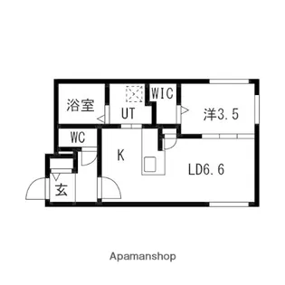 アルファレジデンス麻生【302号室】の間取り