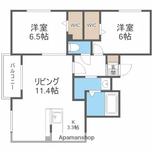 STELLAR GROWTH【402号室】の間取り