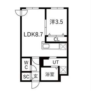 ESTALION SOEN(エスタリオン ソウエン)【3階】の間取り
