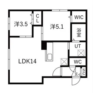 ESTALION SOEN(エスタリオン ソウエン)【3階】の間取り