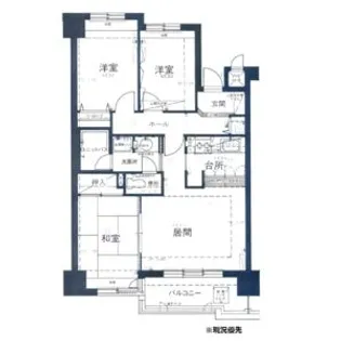 ライオンズマンション大通公園【304号室】の間取り