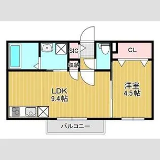 ザ・レジデンス南平岸【3階】の間取り
