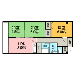 第17松井ビル【203号室】の間取り