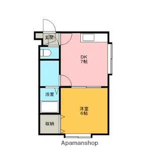 アーバンスクエア北29【103号室】の間取り