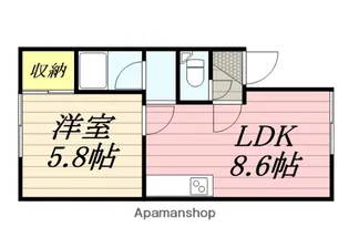 コートブランシェ【3階】の間取り