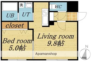 YELL北7条【2階】の間取り