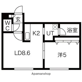 イーストコートⅠ【3階】の間取り