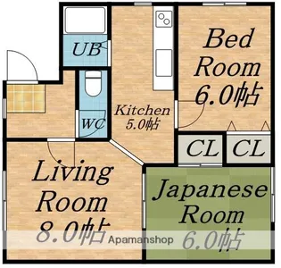 エチュード811【201号室】の間取り