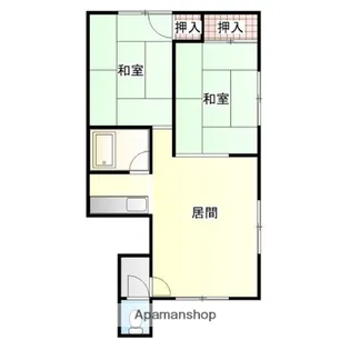 苅谷マンション【D号室】の間取り