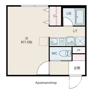 ラパンビル【201号室】の間取り