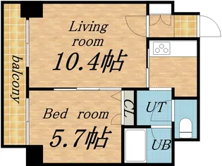 KGコート【3階】の間取り