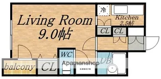 ノール琴似【4階】の間取り