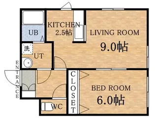 グランメゾン西町【301号室】の間取り
