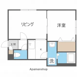 サンクレスト発寒中央【201号室】の間取り