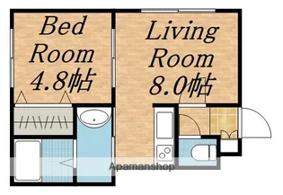 サンクレスト発寒中央【2階】の間取り