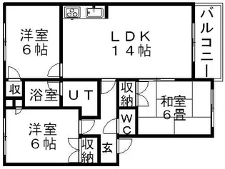ヌーヴェルメゾン21【202号室】の間取り
