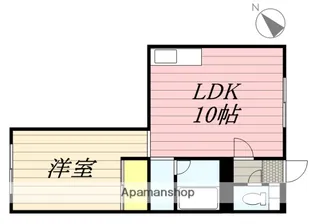 サンリバー南沢Ⅰ【203号室】の間取り